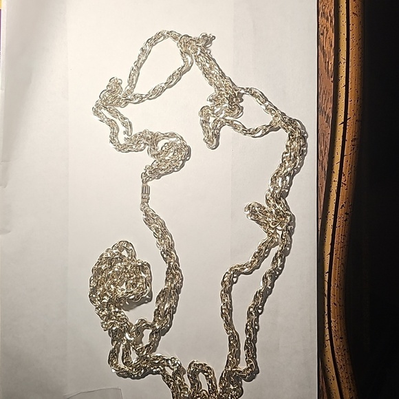 West Germany Double Strand Chain Necklace X-Long